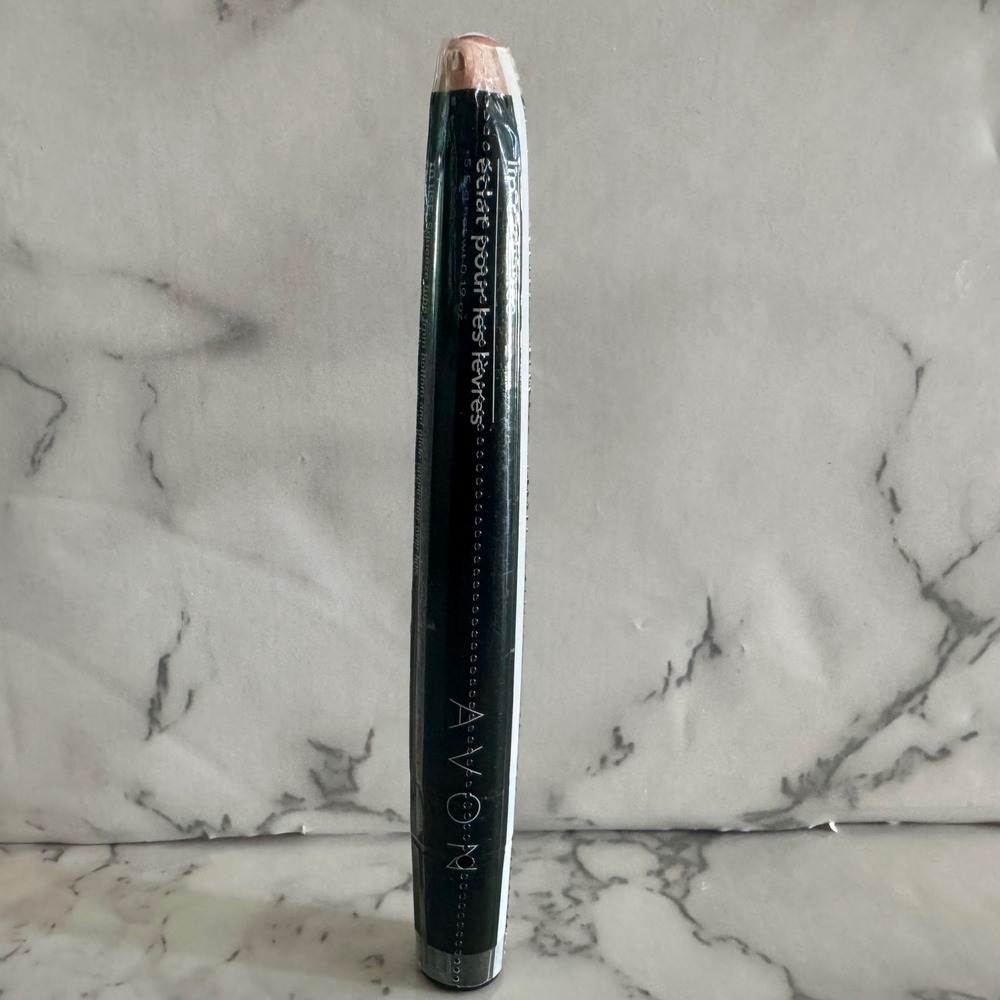 Avon Lip Radiance Naturally Nude Shimmer Lip Gloss 0.19 oz New Sealed